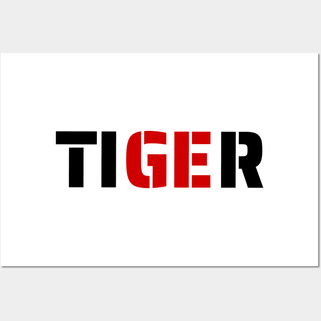 Tiger Fury Wall Art by fantastic-designs